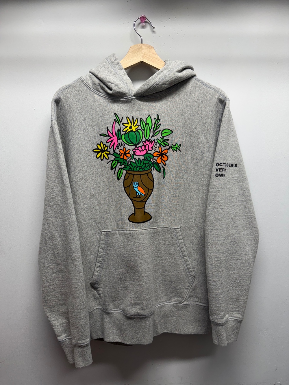 OVO October's Very Own Floral Vase Hoodie